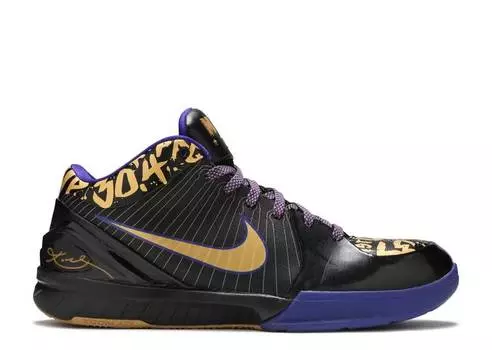 Кроссовки Nike ZOOM KOBE 4 POP 'FINALS', черный