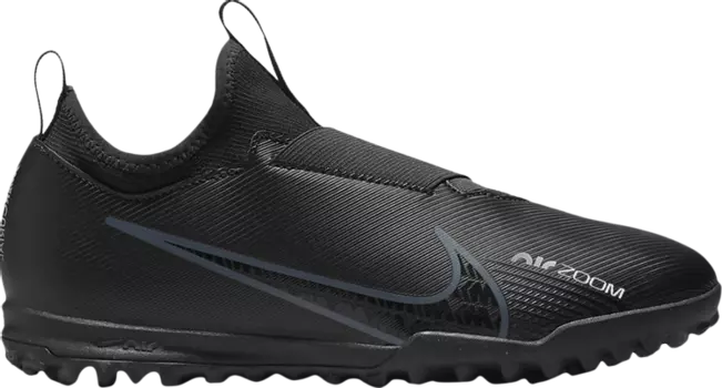 Кроссовки Nike Zoom Mercurial Vapor 15 Academy TF GS 'Black Dark Smoke Grey', черный