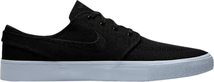Кроссовки Nike Zoom Stefan Janoski Canvas RM SB 'Black', черный