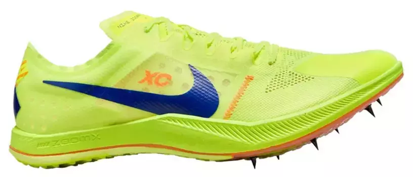 Кроссовки Nike ZoomX Dragonfly для беговые лыж, зеленый/фиолетовый