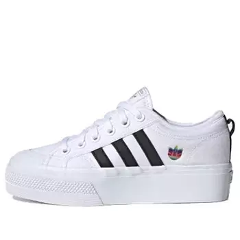 Кроссовки nizza platform Adidas, белый