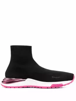 Кроссовки-носки Ferragamo, черный
