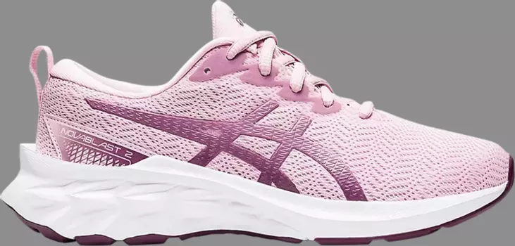 Кроссовки novablast 2 gs 'barely rose' Asics, розовый