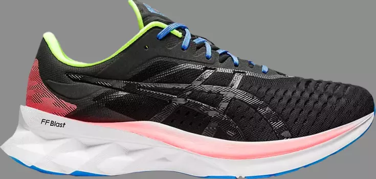 Кроссовки novablast 'black' Asics, черный