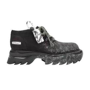 Кроссовки Off-White Chunky Ridged Sole Lace Up 'Black Grey', черный