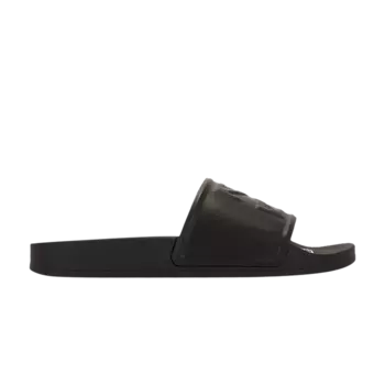 Кроссовки Off-White Logo Print Slide Black Embossed, черный