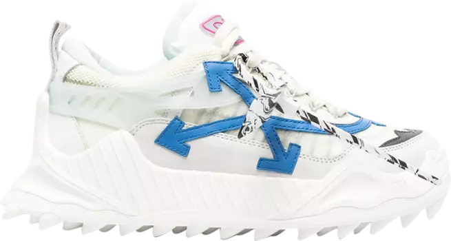 Кроссовки Off-White ODSY-1000 White Blue, белый