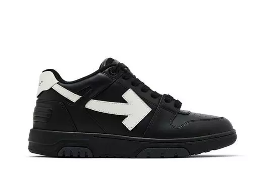 Кроссовки Off-White Out of Office 'Black White' 2025, черный