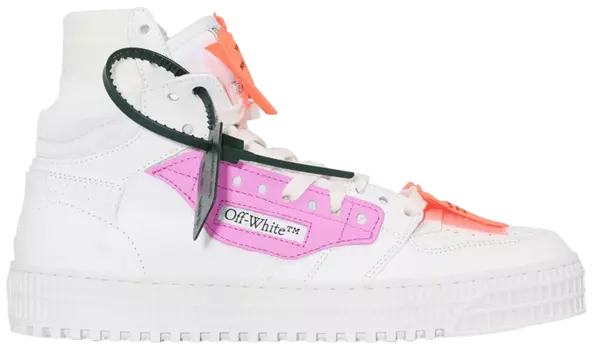 Кроссовки Off-White Wmns Off-Court 3.0 High 'White Pink', белый