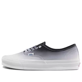 Кроссовки og authentic lx 'dip dye - black white' Vans, черный