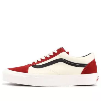 Кроссовки og old skool lx 'red dahlia' Vans, красный