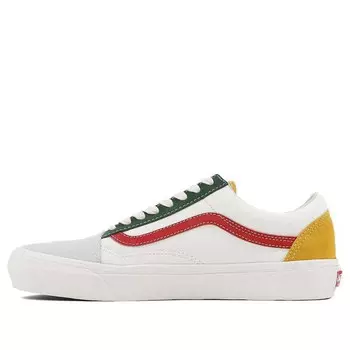 Кроссовки og old skool lx 'white' Vans, красный