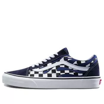 Кроссовки old skool 'checker flame' Vans, черный