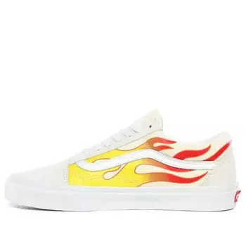Кроссовки old skool 'flame' Vans, белый