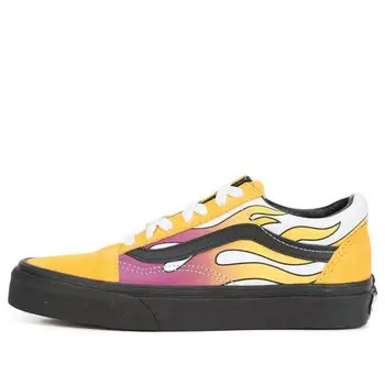 Кроссовки old skool 'flames' Vans, желтый