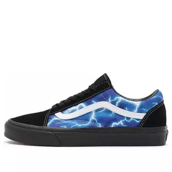 Кроссовки old skool 'lightning - blue' Vans, черный