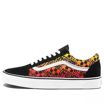 Кроссовки old skool 'logo flame' Vans, черный