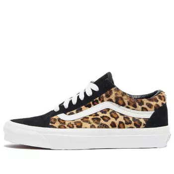 Кроссовки old skool ua 36 dx anaheim factory leopard 'brown black' Vans, коричневый