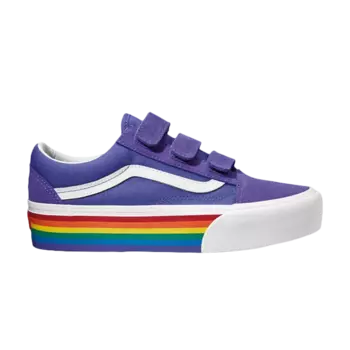Кроссовки Old Skool V Platform Vans, фиолетовый