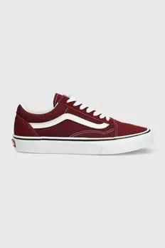 Кроссовки Old Skool Vans, бордовый