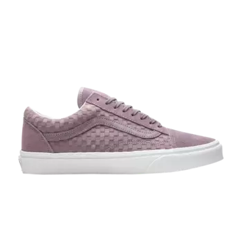 Кроссовки женские Old Skool Vans в клетку, сиреневый