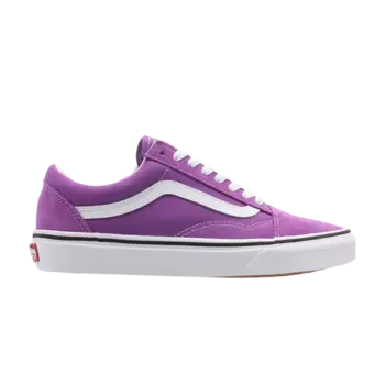 Кроссовки женские Old Skool Vans, сиреневый/белый