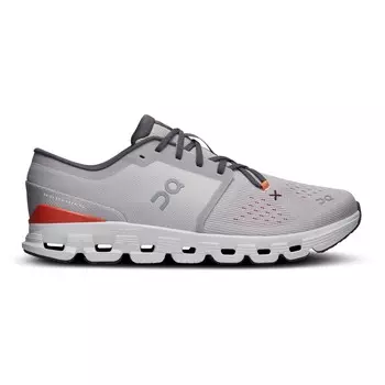 Кроссовки On Cloud X 4, цвет Silver/Flame