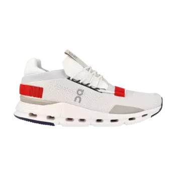Кроссовки ON Cloudnova 'White Red', белый