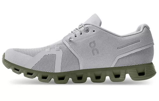 Кроссовки On Running Cloud 5 Glacier Grey Reseda Green