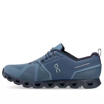 Кроссовки On Running Cloud 5 Waterproof 'Metal Grey Navy', серый