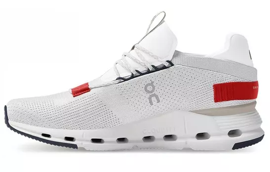 Кроссовки On Running Cloudnova White Red