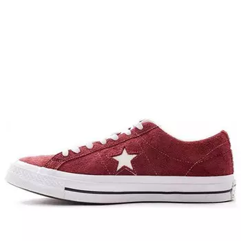 Кроссовки one star suede ox 'deep bourdeaux' Converse, красный