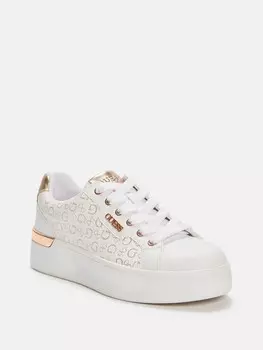 Кроссовки Onna с логотипом Guess Factory, цвет Rose Gold