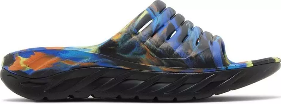 Кроссовки Ora Recovery Slide 'Swirl - Black Diva Blue', черный