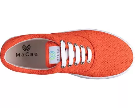Кроссовки Original Knitting Lace-Up MaCae, оранжевая