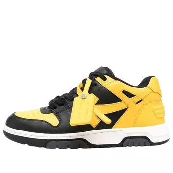 Кроссовки out of office leather sneaker 'yellow black' Off-White, желтый