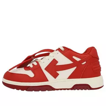 Кроссовки out of office low-top sneakers 'red white' Off-White, красный