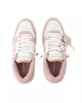 Кроссовки Out Of Office - Off White - Кожа - Белый/Розовый Off-White, розовый