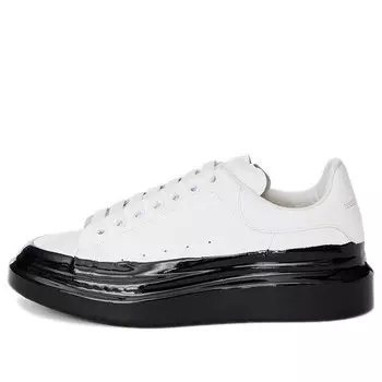 Кроссовки oversized sneakers 'white black sole' Alexander Mcqueen, белый