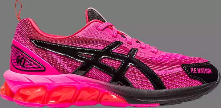 Кроссовки p.e nation x wmns gel-quantum 180 7 'pink glow black' Asics, розовый
