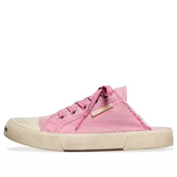 Кроссовки paris mule in 'pink' Balenciaga, розовый