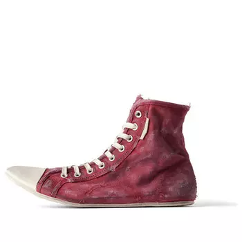Кроссовки paris ultra flat high top 'red' Balenciaga, красный