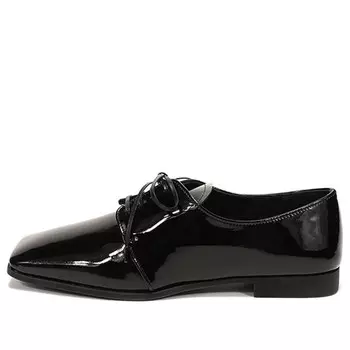Кроссовки patent lace-up derby shoes 'black' Prada, черный