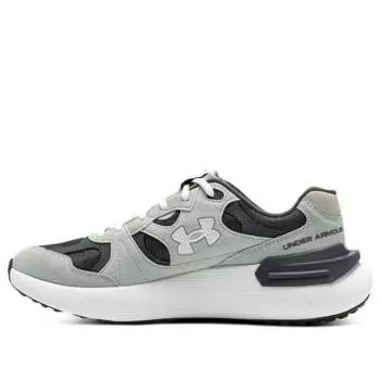 Кроссовки phantom lux 'grey white black' Under Armour, серый