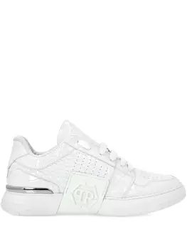 Кроссовки Philipp Plein Hexagon Lo-Top, белый
