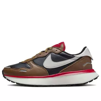 Кроссовки phoenix waffle 'brown black' Nike, коричневый
