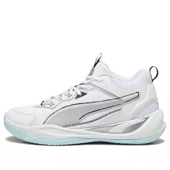 Кроссовки playmaker 'white grey mint' Puma, белый