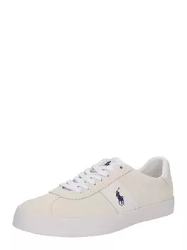 Кроссовки Polo Ralph Lauren COURT, цвет White/Wool white