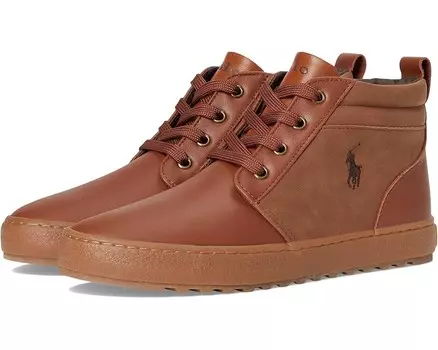 Кроссовки Polo Ralph Lauren Kids Camdyn, цвет Tan/Brown
