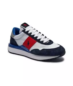 Кроссовки Polo Ralph Lauren Train 89 с добавлением кожи, белый